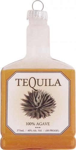 Tequilaflasche 10cm, Glasornament, mundgeblasen, handdekoriert (1)