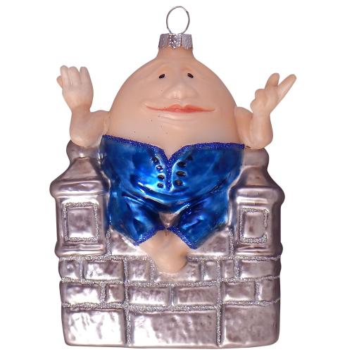 Humpty Dumpty 11cm, Glasornament, mundgeblasen und handekoriert (1)