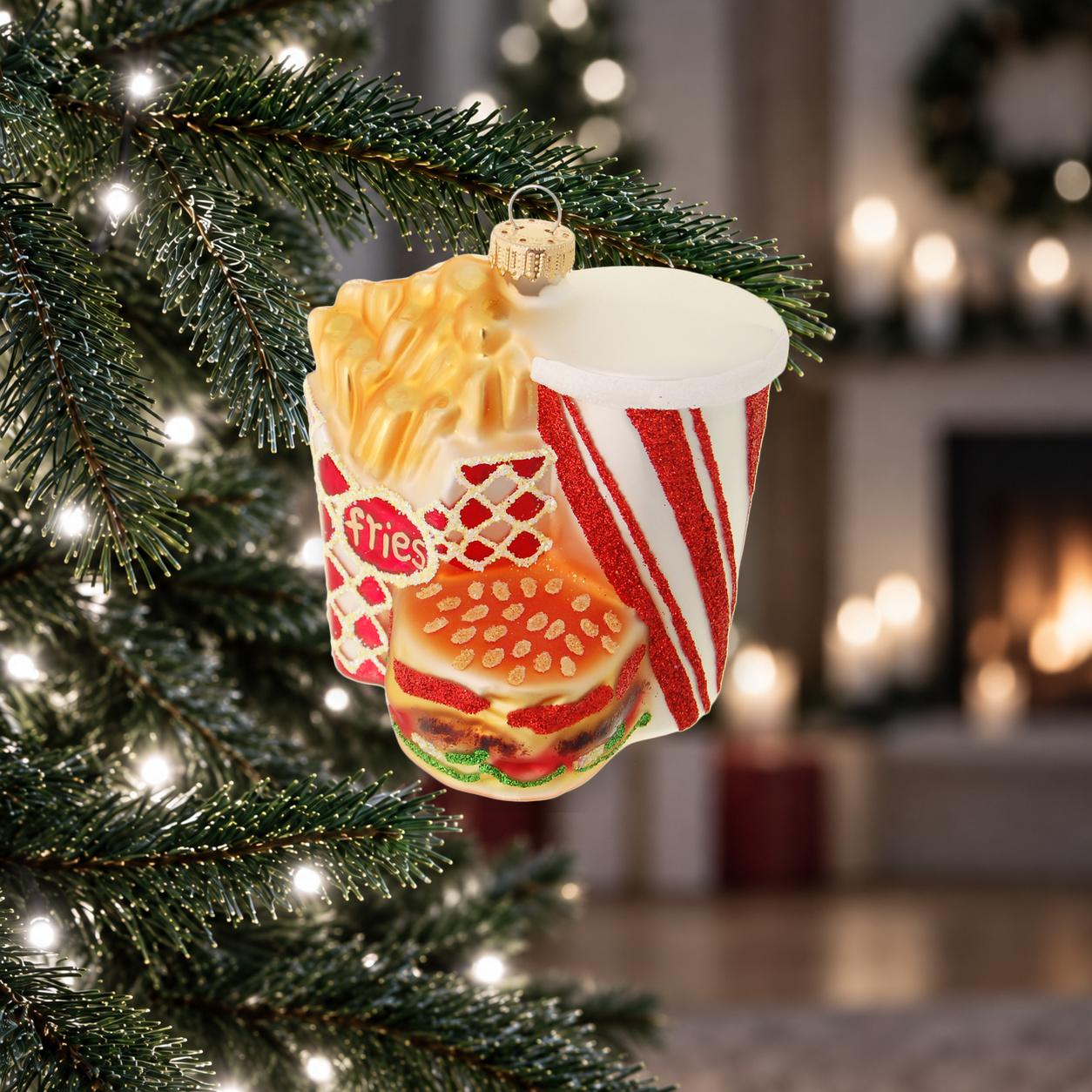 Baumschmuck Burgermen� Mehrfarbig 10cm