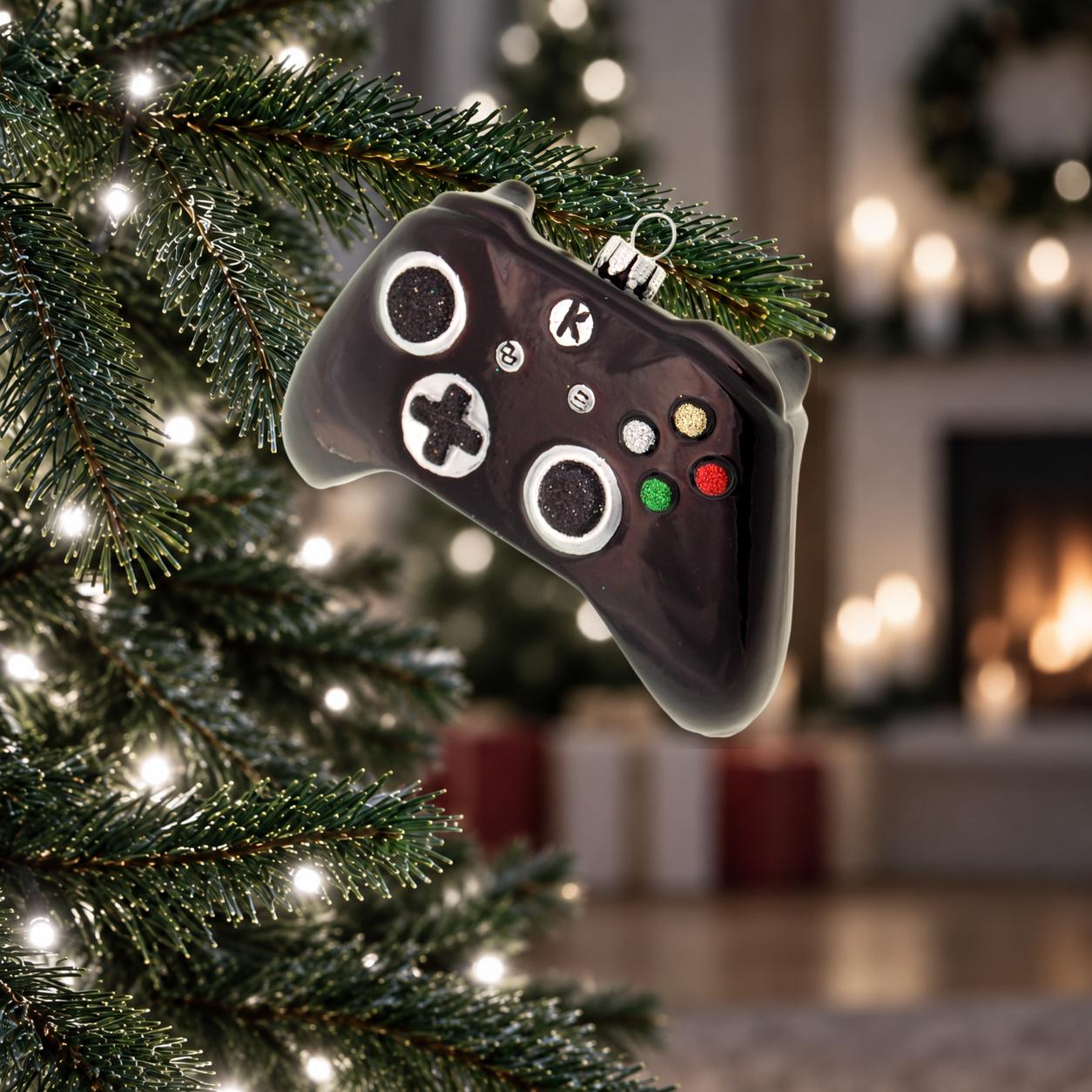 Baumschmuck XB Controller Schwarz 11cm