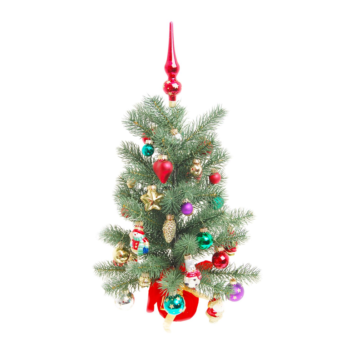Baumschmuck Mini-Weihnachtsbaum Mehrfarbig 45cm
