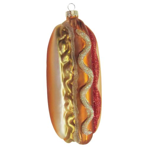 Baumschmuck Hot Dog Braun 13cm