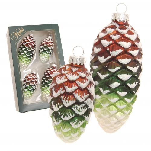 Baumschmuck Tannenzapfen grn 10cm