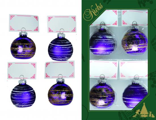 Home Decor Platzkartenhalter fr Feiern violett 8cm
