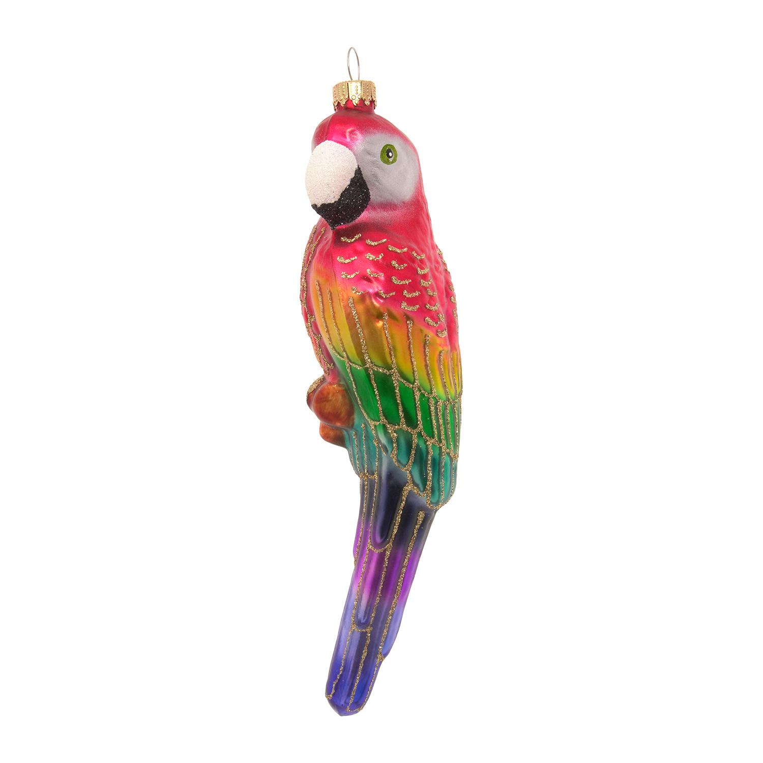 Baumschmuck Papagei Mehrfarbig 20cm