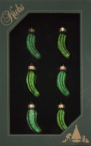 Mini Gurken-Set, Grn, 6cm