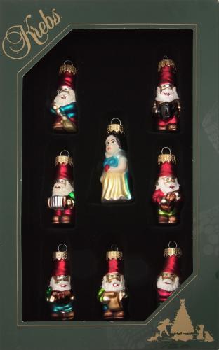 Mini Set Schneewittchen und die 7 Zwerge, 7cm