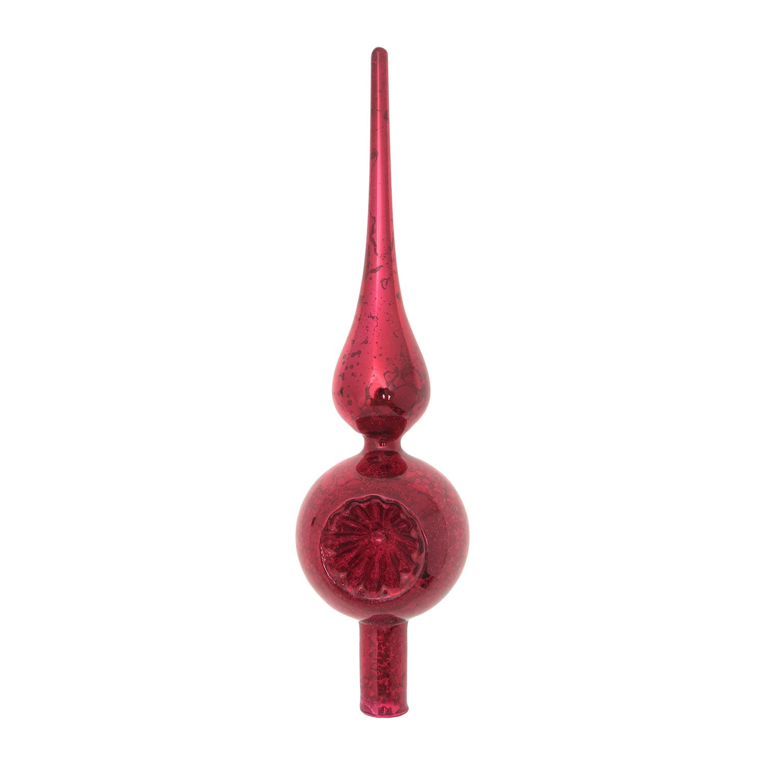 Baumspitze Reflex Antik Rot 23cm