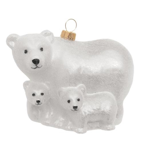 Eisbrenfamilie, Wei, 9cm