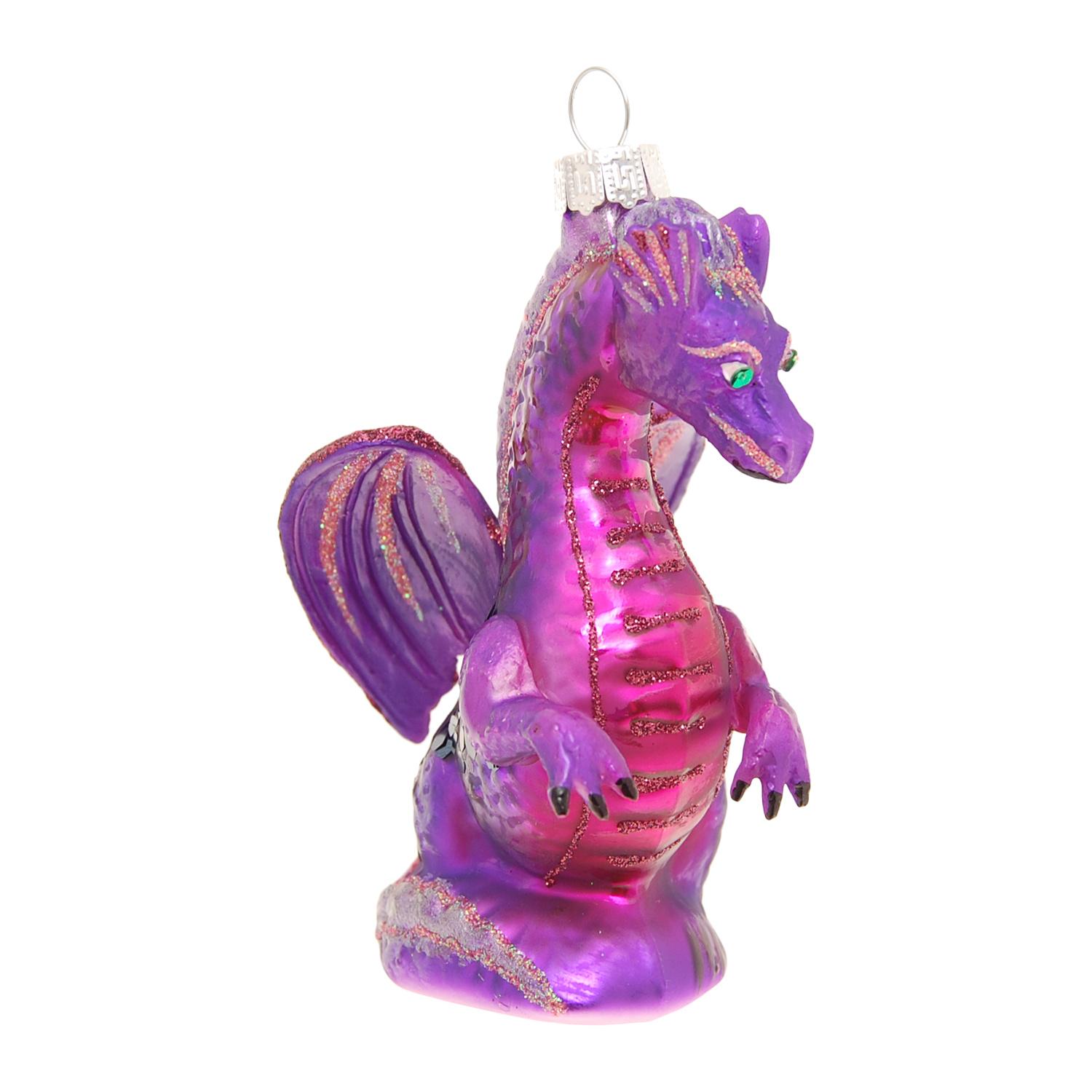 Baumschmuck Drache Violett 13cm