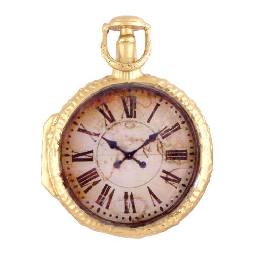 Baumschmuck Taschenuhr Braun 12cm