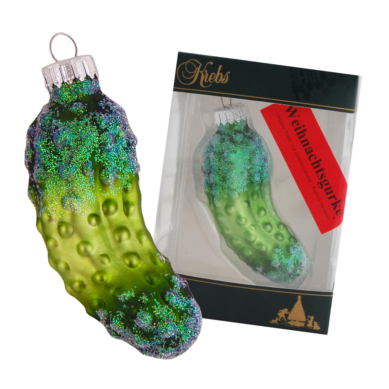 Baumschmuck Weihnachtsgurke Gr�n 8cm