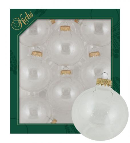 Weihnachtskugeln Uni-Design Livia Transparent 7cm