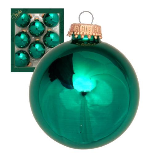 Weihnachtskugeln Uni-Design Cosima Grn 7cm