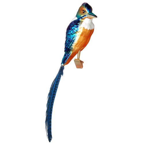 Baumschmuck Eisvogel Blau 11cm
