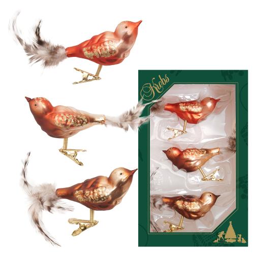 Baumschmuck Sommervgel Braun 9cm