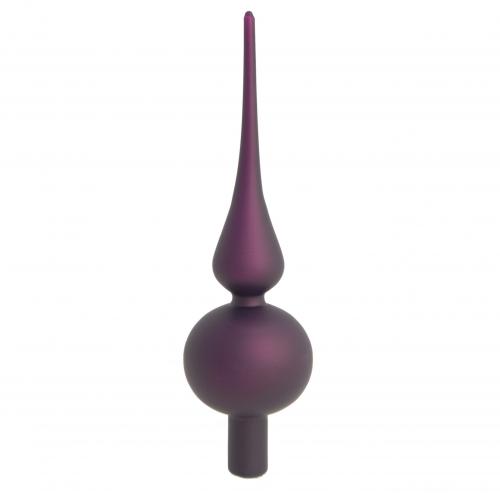 Baumspitze Uni-Design Matt Violett 23cm