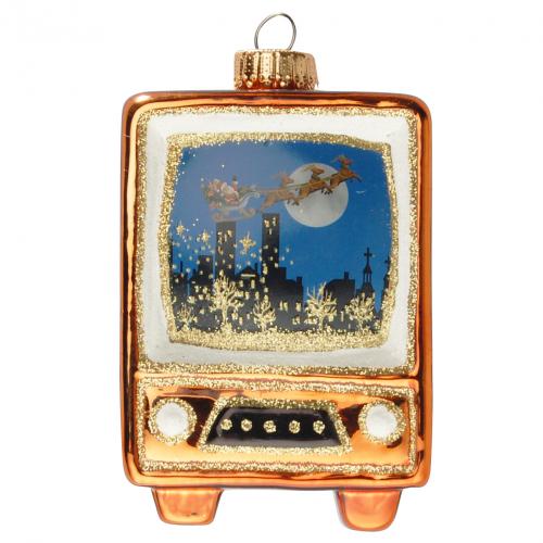 Baumschmuck Nostalgischer Fernseher 