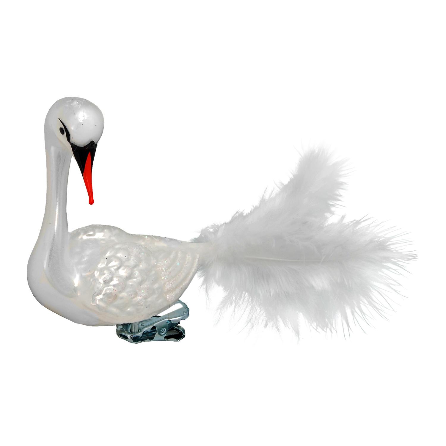 Baumschmuck Schwan Wei� 8cm