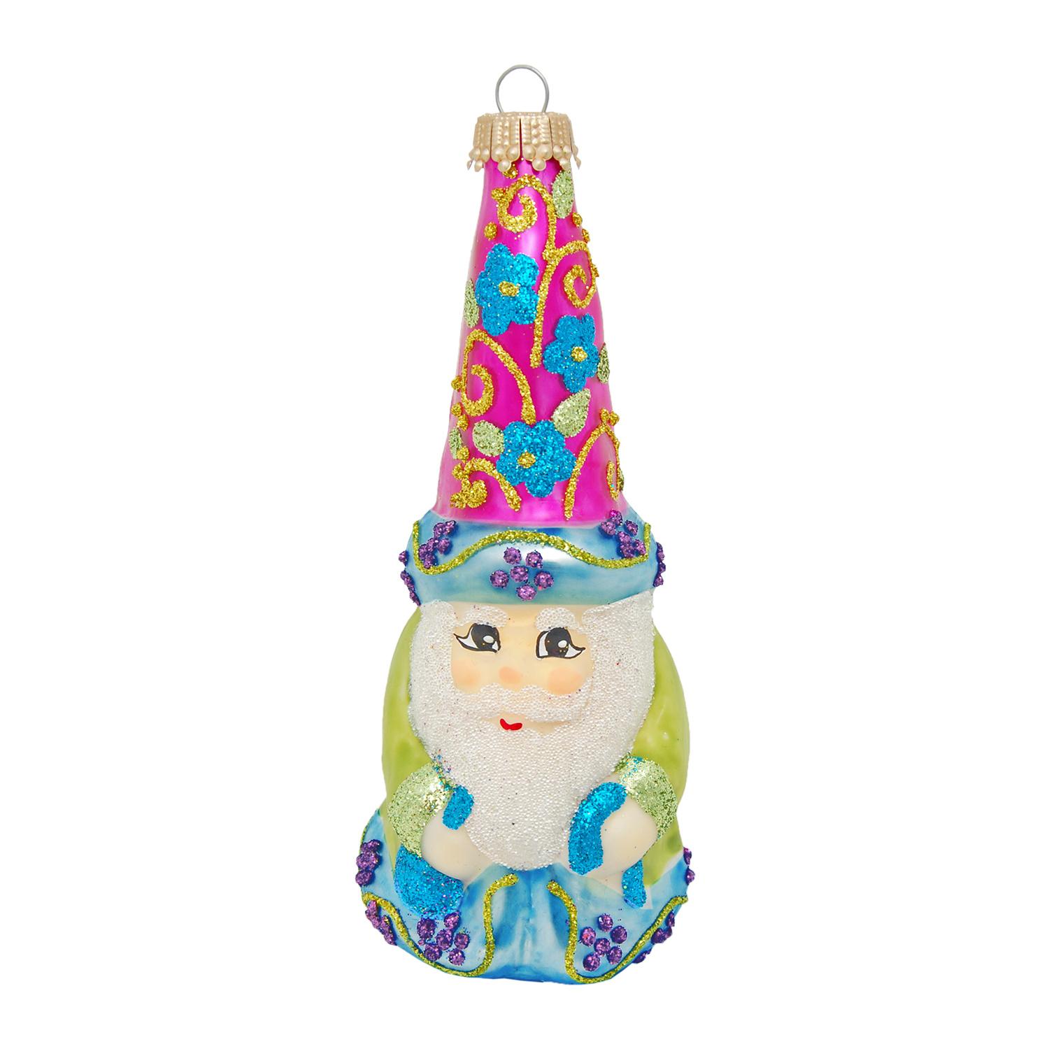 Baumschmuck Weihnachtszauberer Merlin Mehrfarbig 13cm