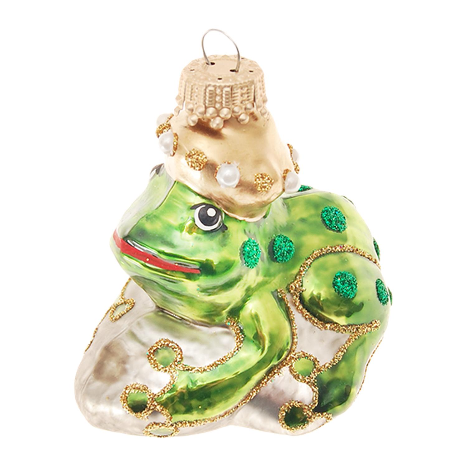 Baumschmuck Verzauberter Frosch Gr�n 6cm