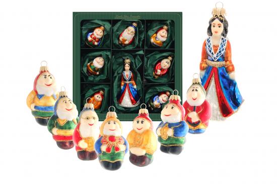 Multicolor 7-11cm Mrchenset Schneewittchen und die 7 Zwerge