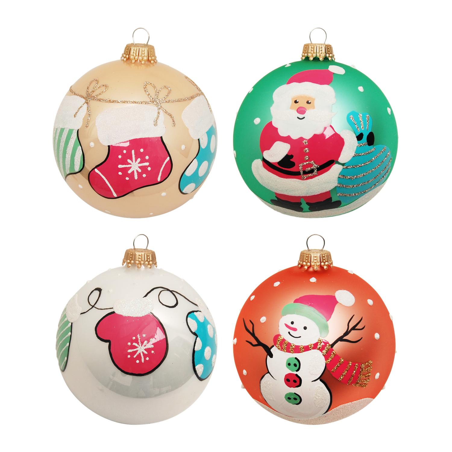 Weihnachtskugeln American Diner Mehrfarbig 8cm