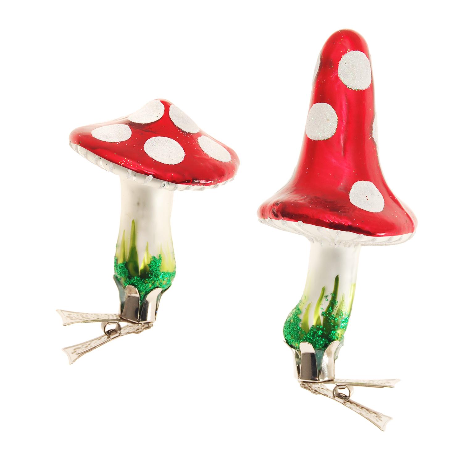 Baumschmuck Fliegenpilze Rot 13cm