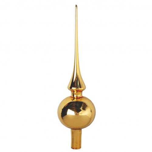 Glasbaumspitze, gold glanz, 26cm