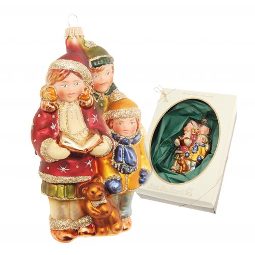 Baumschmuck Viktorianisch Sternsinger mehrfarbig 14cm