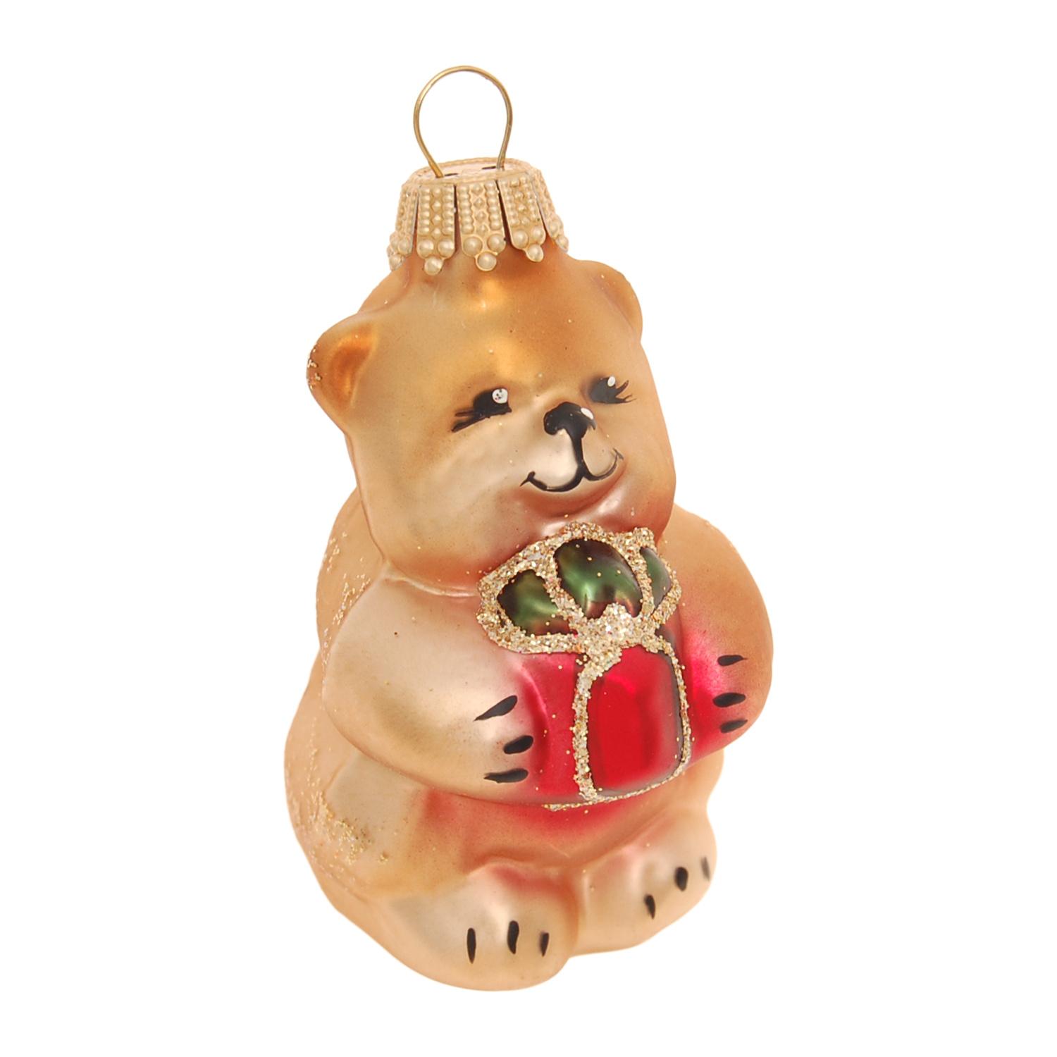 Baumschmuck Geschenke-B�rchi Braun 7cm