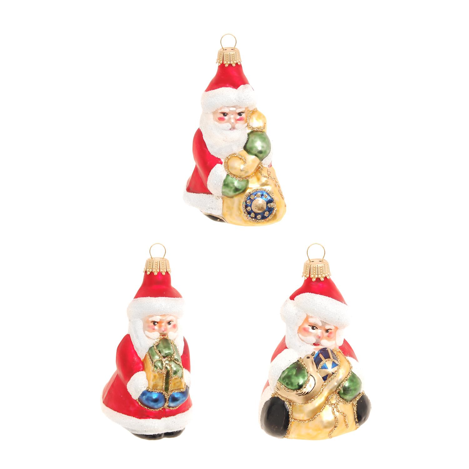 Baumschmuck Santas Rot 8cm