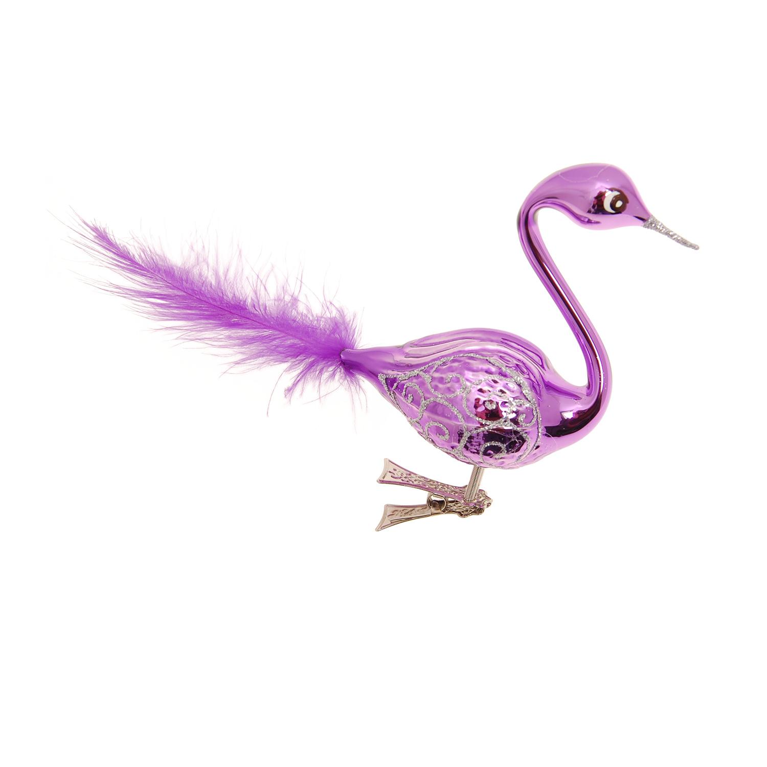 Baumschmuck Schwan Violett 5cm