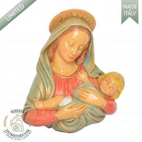 Wandaufhängung Maria mit Jesuskind 20cm