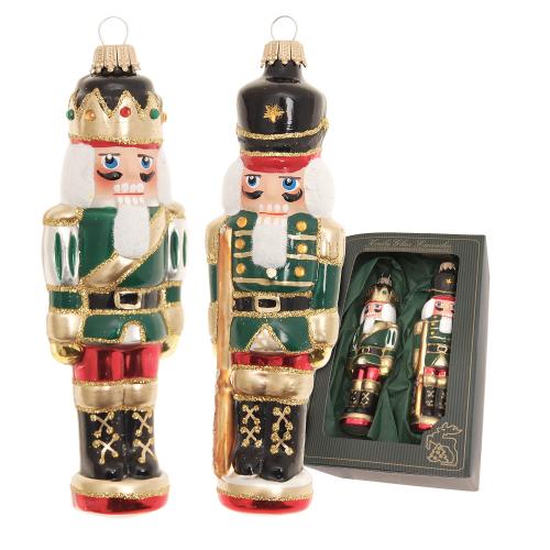Baumschmuck Nussknacker Set mehrfarbig 13cm