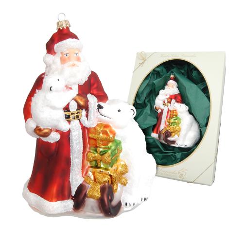 Baumschmuck Santa am Nordpol Rot 20cm