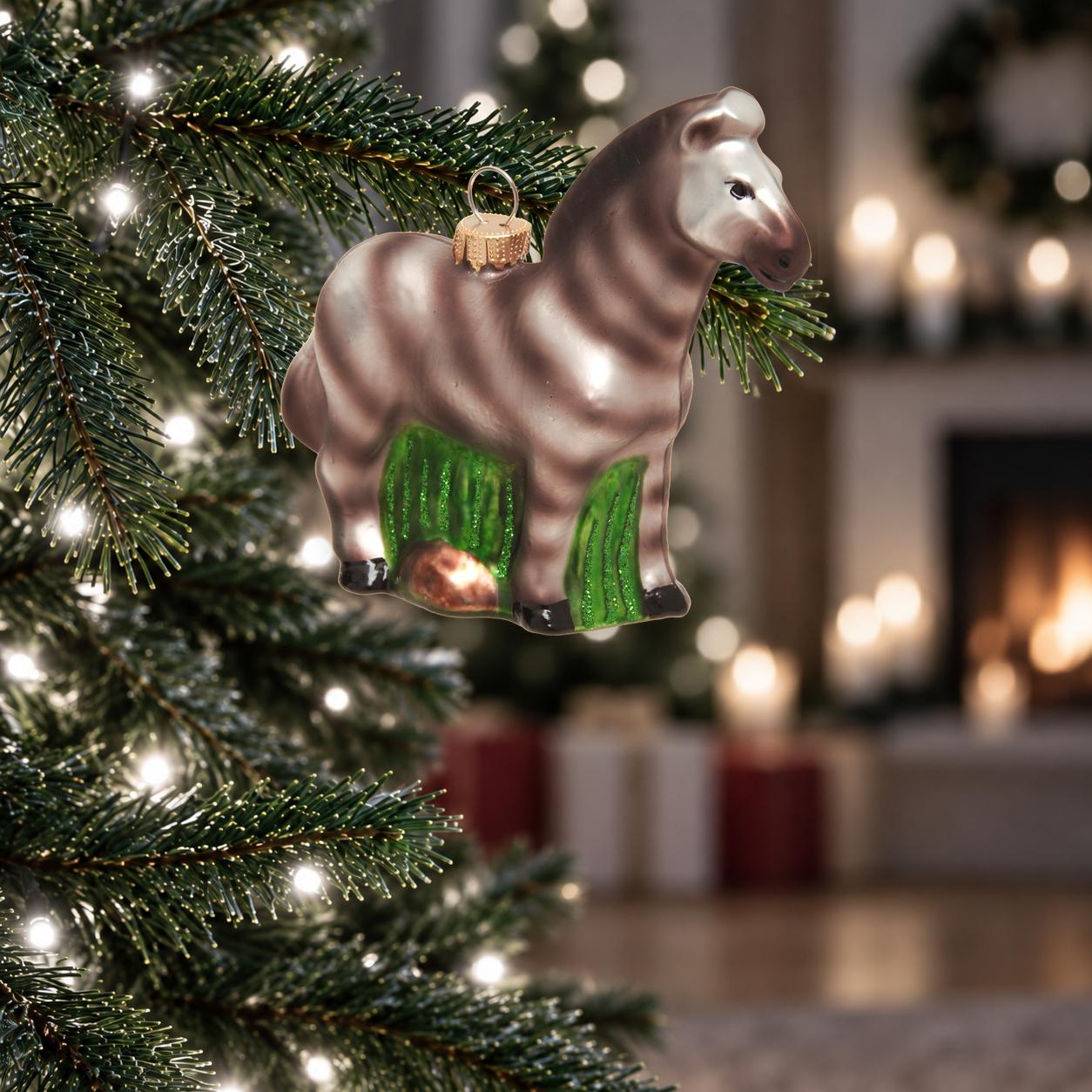 Baumschmuck Zebra Mehrfarbig 10cm
