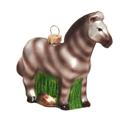 Baumschmuck Zebra mehrfarbig 9cm