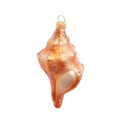 Baumschmuck Meeresschnecke Braun 12cm