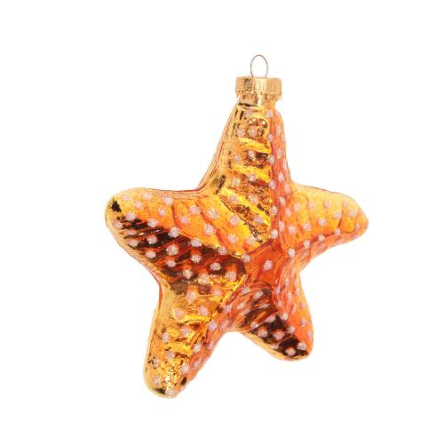 Baumschmuck Seestern Goldfarbig 11cm