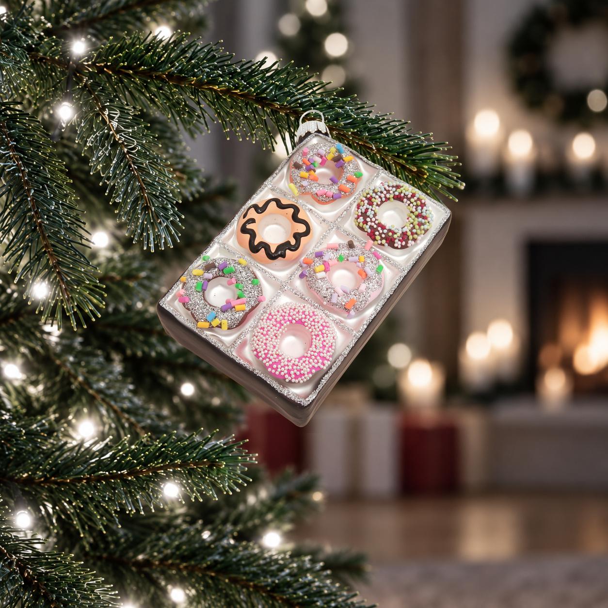 Baumschmuck Pralinenschachtel Mehrfarbig 9cm