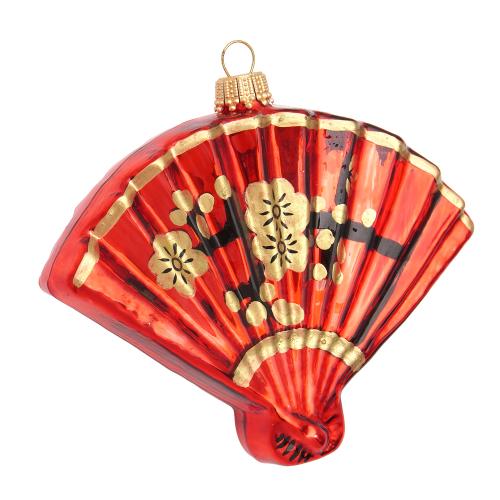 Baumschmuck Japanischer F�cher Rot 11cm