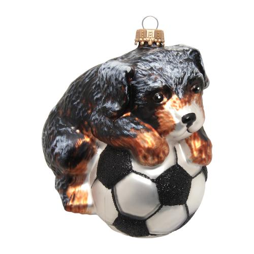 Baumschmuck Hund Balou Schwarz 10cm