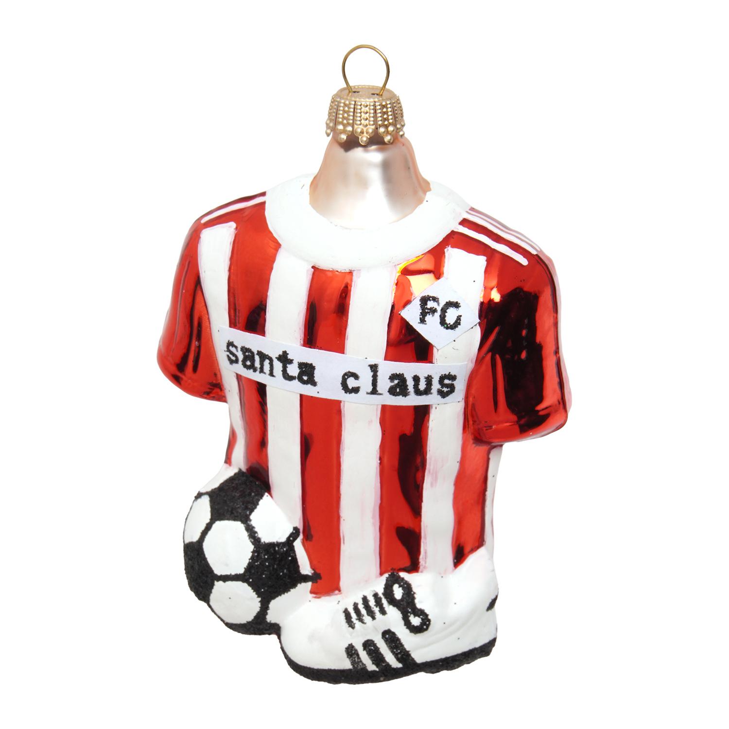 Baumschmuck Fu�ball Shirt Rot 10cm