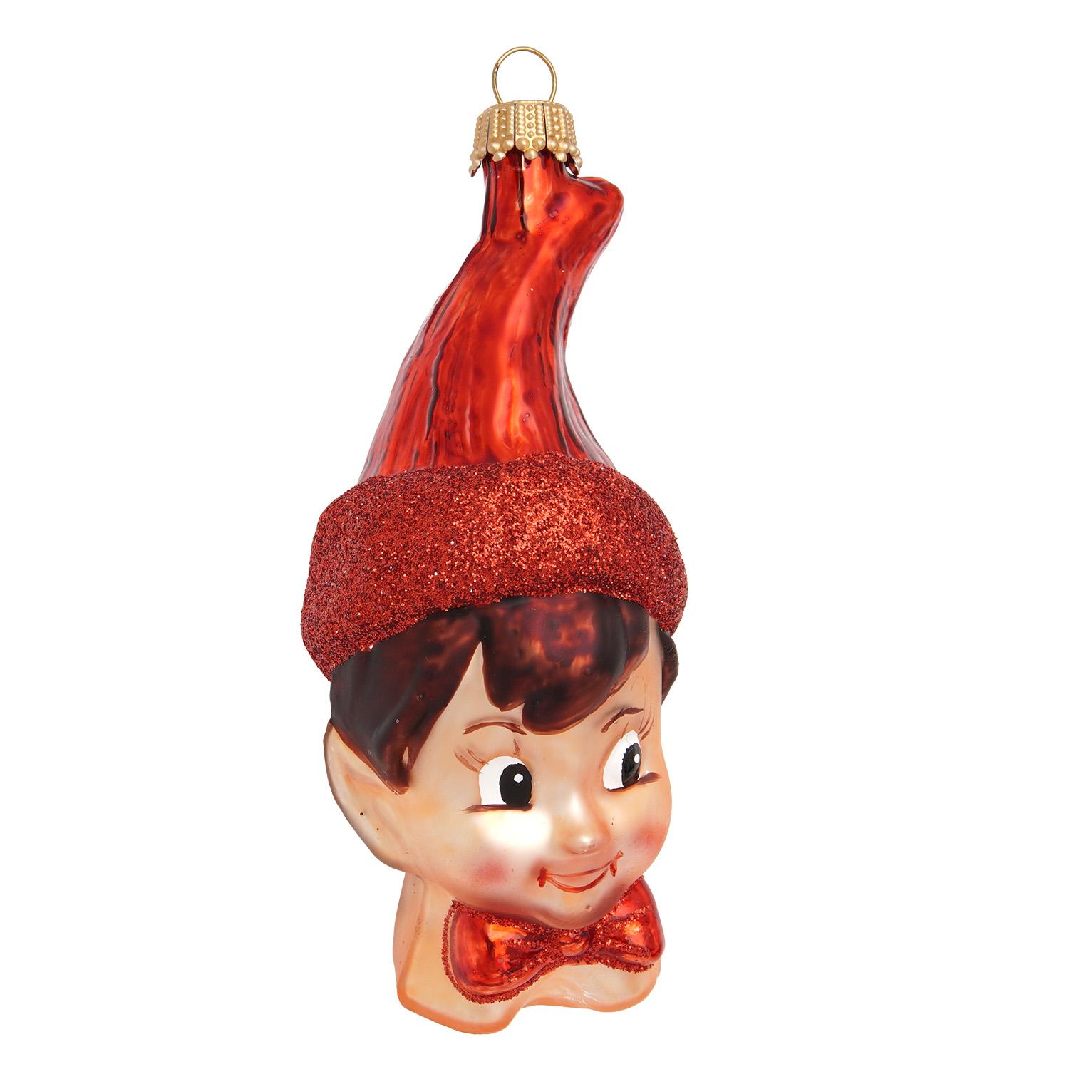 Baumschmuck Pinello Rot 10cm
