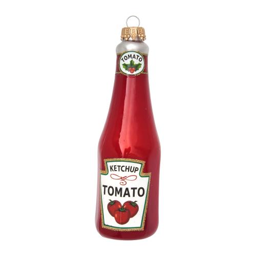 Baumschmuck Ketchup Flasche Rot 13cm