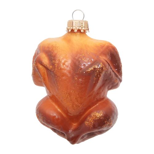 Baumschmuck Brath�hnchen Braun 10cm