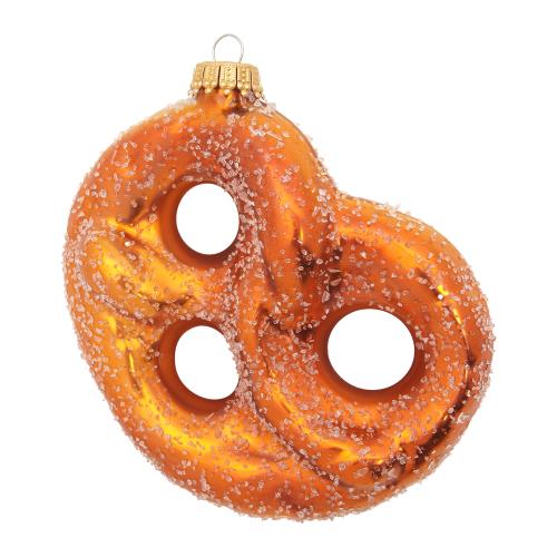 Baumschmuck Bretzel Braun 11cm