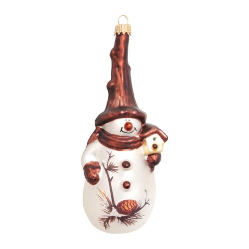 Baumschmuck Schneemann Woody Wei� 15cm