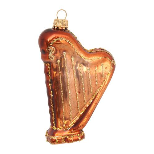 Baumschmuck Harfe Kupferfarbig 10cm